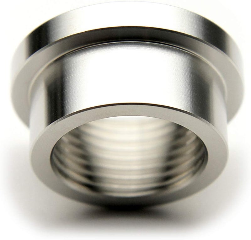 AdaptorMount 3/4" NPT Stainless Steel 304 Female Threaded Stepped Weld Bung Mounting Fitting (OD 1.2") with Top Head (OD 1.5") - Image 1
